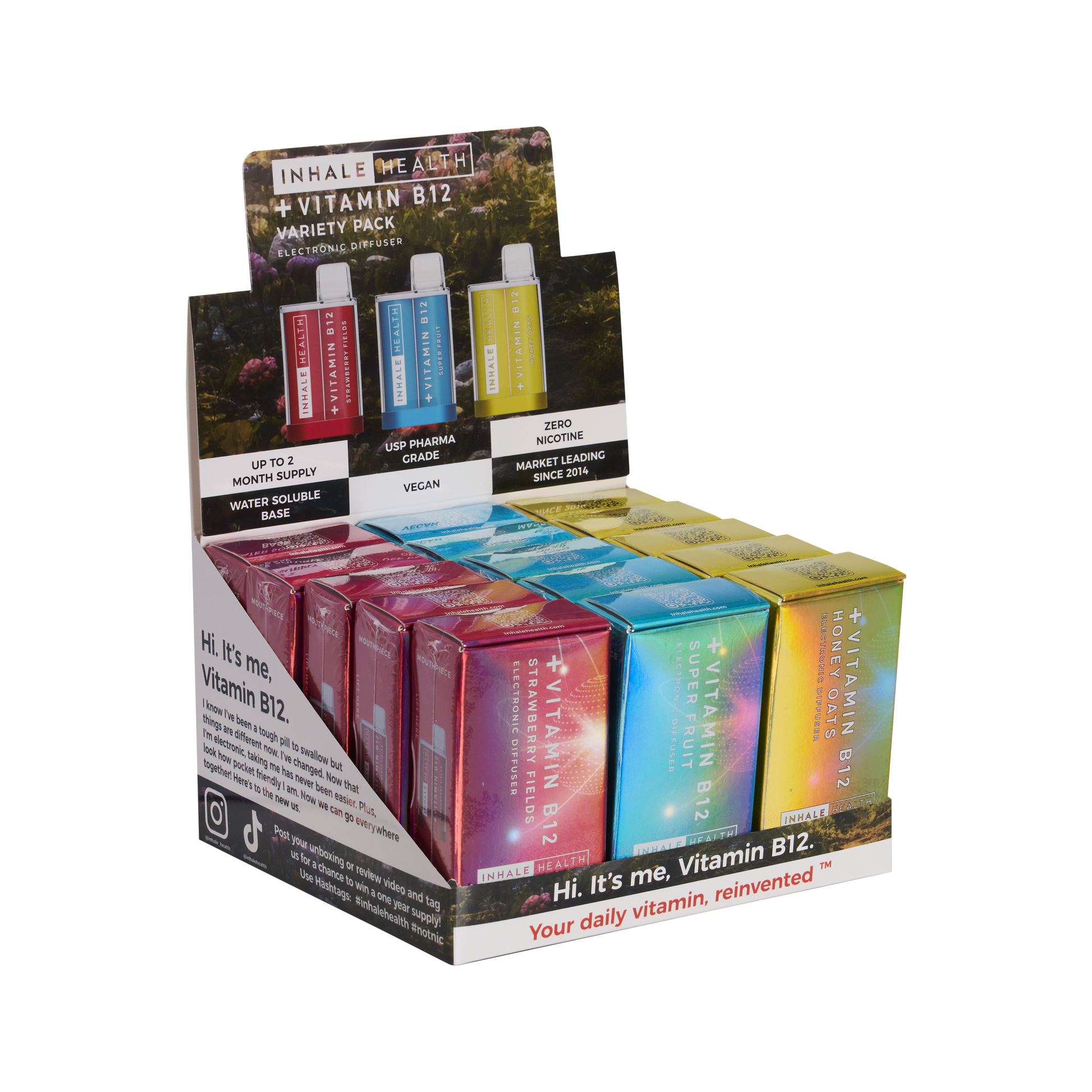Vitamin B12 Variety Pack (15-Pack Display Box) Vitamin B12 Variety Pack (15-Pack Display Box)